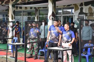 Danlantamal I Bersama Pejabat Utama Ikuti Fun Shooting Dalam Rangka HUT ke-76 Korps Marinir