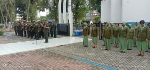 Sambut Hari Juang Ke-76 TNI AD, Dandim 0204/DS Pimpin Ziarah ke TMP Lubukpakam