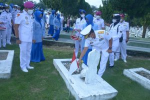 Jelang Hari Armada RI Ke-76, Danlantamal I Pimpin Ziarah Ke TMP Bukit Barisan