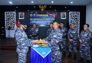 Lantamal I Gelar Upacara Peringatan Hari Armada RI 2021