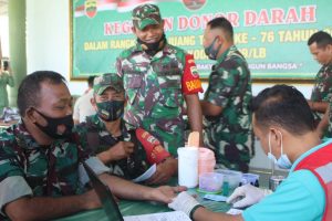 Kodim 0209/LB Gelar Baksos Donor Darah: Setetes Darahmu Nyawa Bagi Mereka