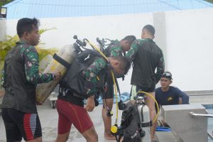 Tingkatkan Profesionalitas, Prajurit Lantamal I Latihan Selam Terbatas