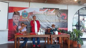 Anggota Fraksi PDI Perjuangan Sosialisasi Perda kepada Jurnalis