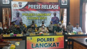 Kapolres Langkat: Vaksinasi Covid-19 Capai 73,24 Persen