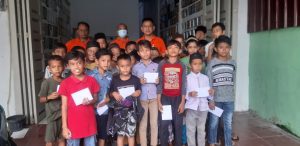 Ketua Pewarta Bersama Anak Yatim Doakan Nataru Aman dan Kondusif
