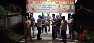 Ciptakan Kamtibmas Kondusif di Malam Hari, Personil Polres Asahan Patroli Pos Kamling Barokah