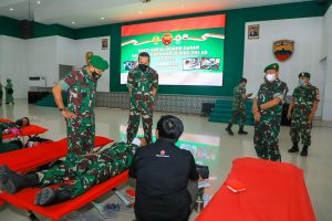 Sambut Hari Juang TNI AD, Kodam I/BB Gelar Baksos Donor Darah Serentak