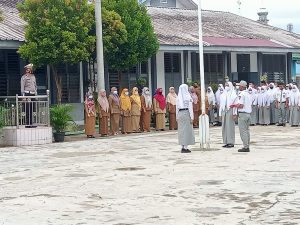 AKP Syamsul Arifin Batubara Berikan Arahan Tertib Berlalulintas dan Terapkan Selalu Prokes Covid-19 di SMKN 2 Madina