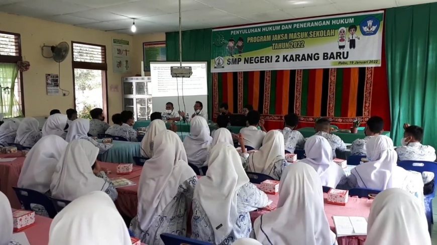 Kejari Aceh Tamiang Laksanakan Program Jaksa Masuk Sekolah 3 IMG 20220120 WA0069