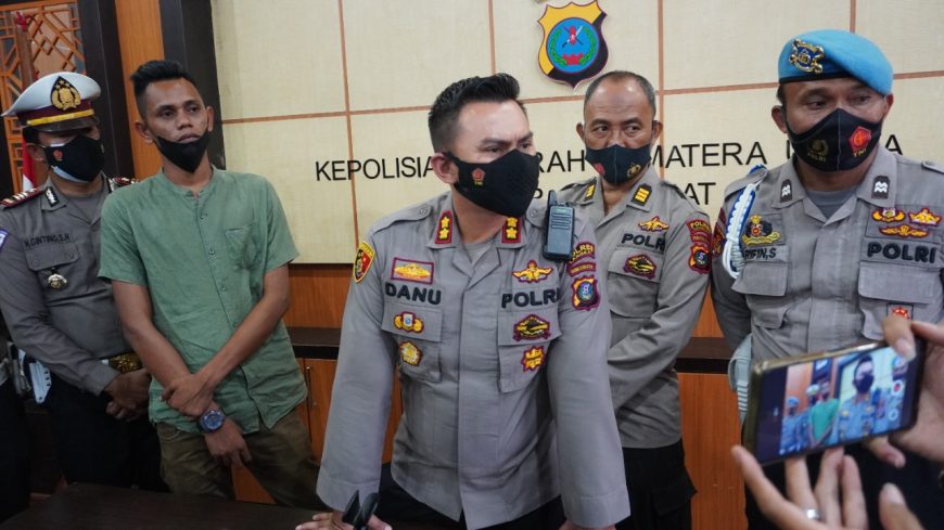 Sempat Kabur, Oknum Banpol Polres Langkat Pemeras Sopir Diciduk di Labuhanbatu 3 IMG 20220123 WA0100