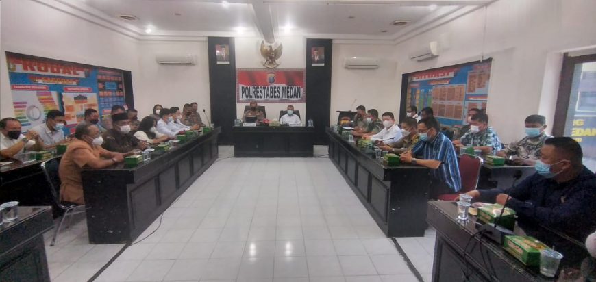 Polrestabes Medan Gelar Rapat Eksternal Persiapan PAM Tahun Baru Imlek 2022 3 IMG 20220129 WA0146