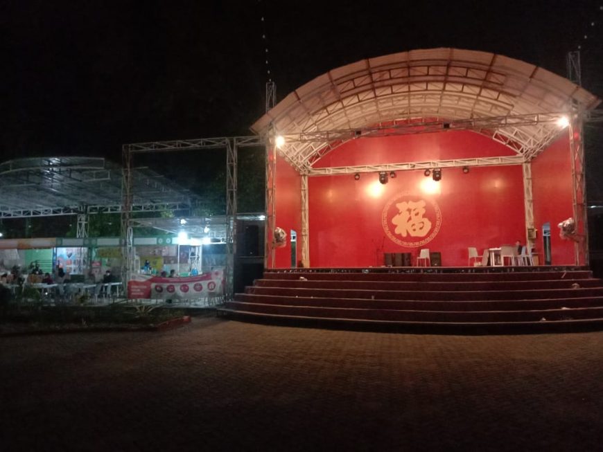 Polsek Percut Sei Tuan Bubarkan Ratusan Pengunjung Aksara Park 2 IMG 20220219 WA0248
