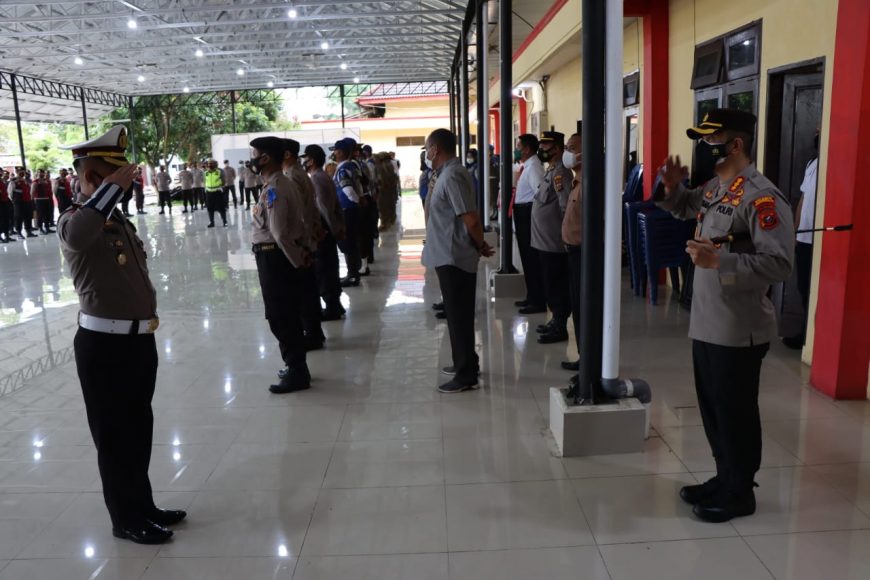 Kapolresta Deli Serdang Pimpin Apel Gelar Pasukan Operasi Keselamatan Toba 2022 2 2 1