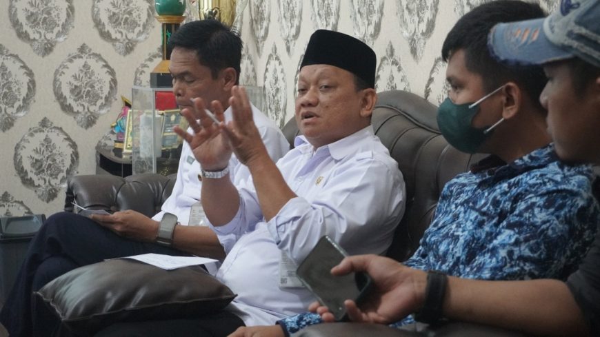 Sekretaris dan Kabid Olahraga Dispora Langkat Terima Audiensi KORMI 2 IMG 20220330 WA0114