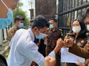 Aksi GARANSI Mendesak Kejatisu Usut Dugaan Korupsi di Dinas SDA, Cipta Karya dan Tata Ruang Sumut
