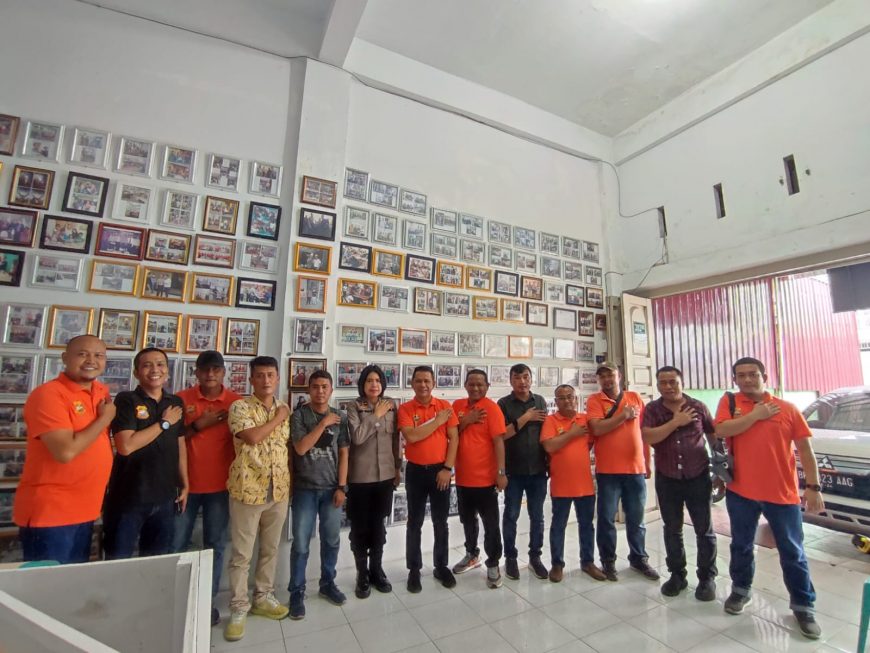 Pererat Silaturahmi, Polrestabes Medan Kunjungi Kantor Pewarta Polrestabes Medan
