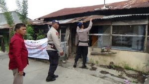 Sambut HUT Bhayangkara ke-76, Ditpolairdasu Bersama Karang Taruna Belawan Bedah Rumah