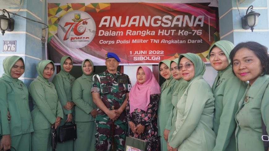 Menyambut HUT POMAD ke-76, Denpom ½ Sibolga Anjangsana ke Purnawirawan dan Warakawuri