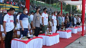 Kapolrestabes Medan Hadiri Pembukaan Kompetisi Sepak Bola antar OPD di Stadion Teladan