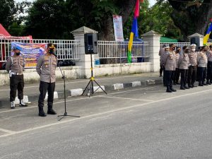 Kapolrestabes Medan Pimpin di Lapangan Merdeka