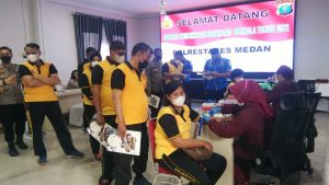 Wujudkan Kesehatan Prima kepada Anggota, Polrestabes Medan Gerak Cepat Lakukan Rikkes Berkala
