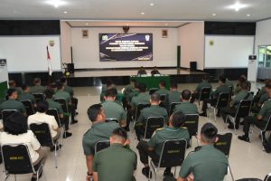 Korem 023/KS Laksanakan Rapat Pengaktifan Kembali Primop Kartika Kawal Samudera