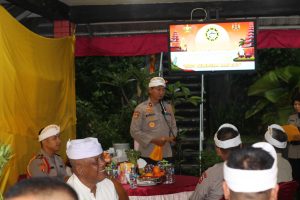 Peletakan Batu Pertama Pembangunan Vihara dan Perayaan Galungan dan Kuningan di Setukpa Lemdiklat Polri 2 Mardiaz
