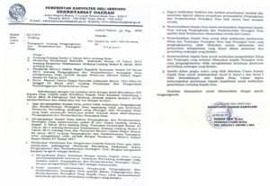 PERINTAH BUPATI