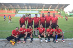 Lewat Adu Penalti, Sekretariat Juarai Turnamen Sepak Bola HUT ke-29 PUD Pasar