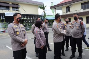 Persiapan Jelang Pemilu 2024, Tim Puslitbang Polri Evaluasi Peralatan Dalmas dan PHH Polrestabes Medan
