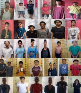 107 Tersangka Kejahatan Jalanan Ditangkap Polrestabes Medan
