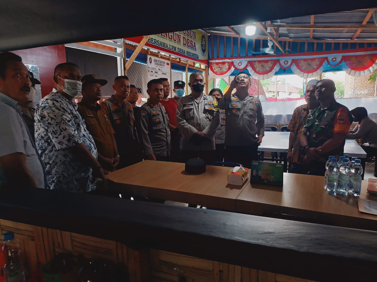 Tim Penilai Poldasu Datangi Pos Satkamling Merah Putih