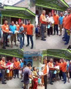 Ketua Pewarta Polrestabes Medan Berbagi Dengan Kaum Duafa Dan Anak Yatim
