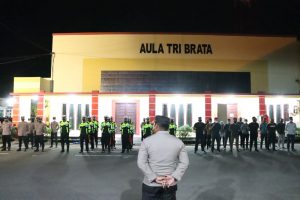 Kapolres Aceh Utara Terjunkan Personel di Malam Takbiran Idul Adha 1443 H untuk Menjaga Kamtibmas Hingga Kamseltibcarlantas