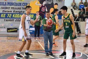 Pangdam I/BB Resmi Buka Turnamen Bola Basket Pelajar TA 2022 Cup