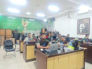 Dispenad Buka Diklat Editing Video Diikuti Prajurit Korem 023/KS Mewakili Kodam I/BB