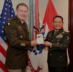 Kasad Lakukan Kunjungan Kehormatan di Pentagon, Amerika Serikat