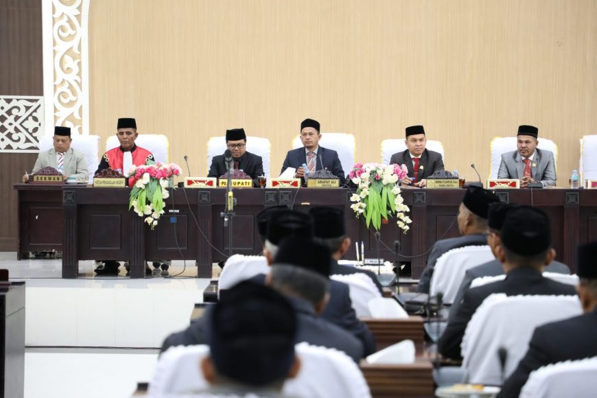 Pesan PJ Bupati Saat Hadiri Pelantikan Wakil Ketua II DPRK Aceh Utara
