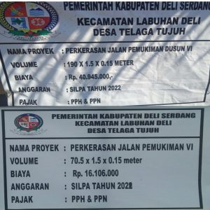 Geger...! ADD Desa Telaga Tujuh Nyaris Ditilep, Kades Ngakunya 'Silap' 3 ADD