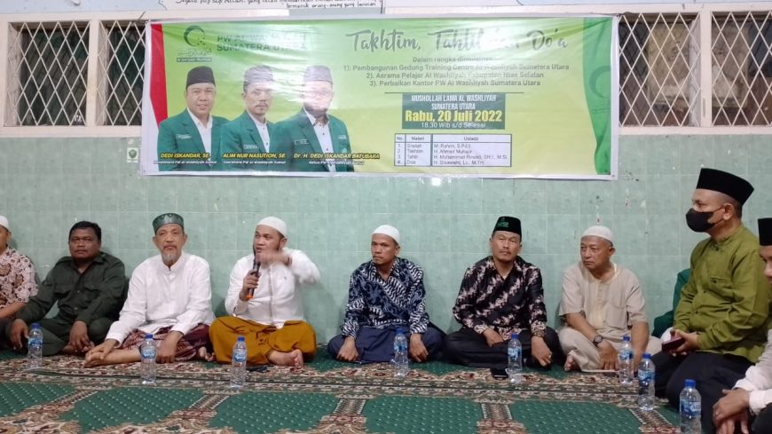 Doa Munajat Washliyah Sumut Membangun Training Center dan Asrama Pelajar di Nisel
