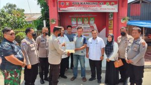 Poskamling Tuntungan dan Poskamling Polonia Terima Penghargaan dari Polrestabes Medan