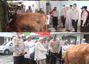 Setukpa Lemdiklat Polri Salurkan Hewan Qurban ke Beberapa Yayasan dan Pesantren