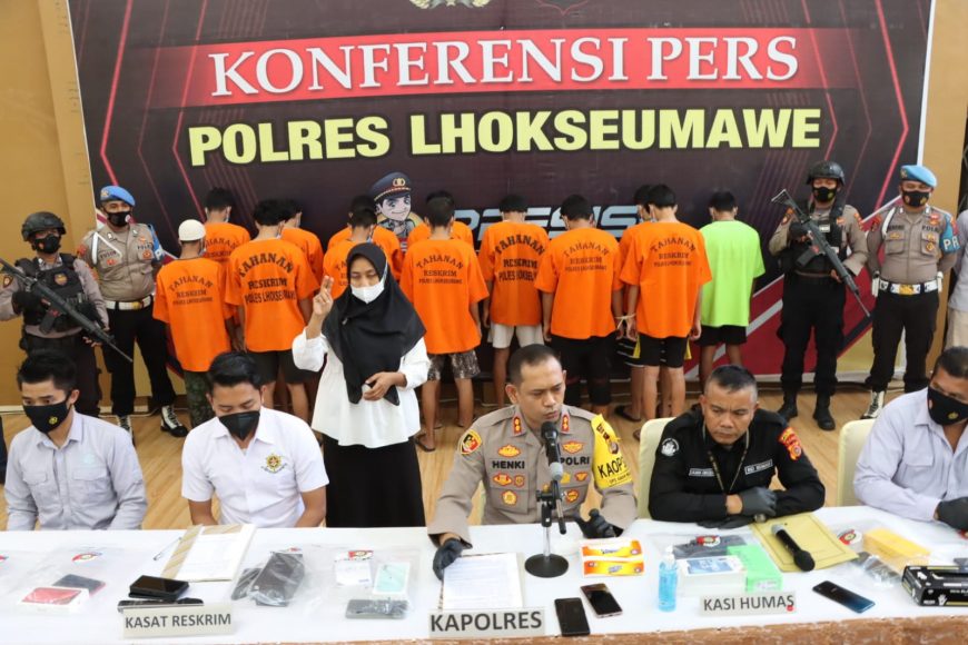 Dalam Kurun Waktu 2 Minggu Menjabat, Kapolres Lhokseumawe Berhasil Babat 3C