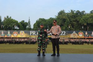 Kasetukpa Lemdiklat Polri Menutup Latihan Integrasi Pendidikan Diktupa TNI AD dan Setukpa Polri