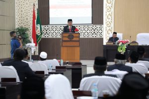 PJ Bupati Aceh Utara Hadiri Pelantikan PAW Anggota DPRK Sekaligus Minta Dukungan Dewan