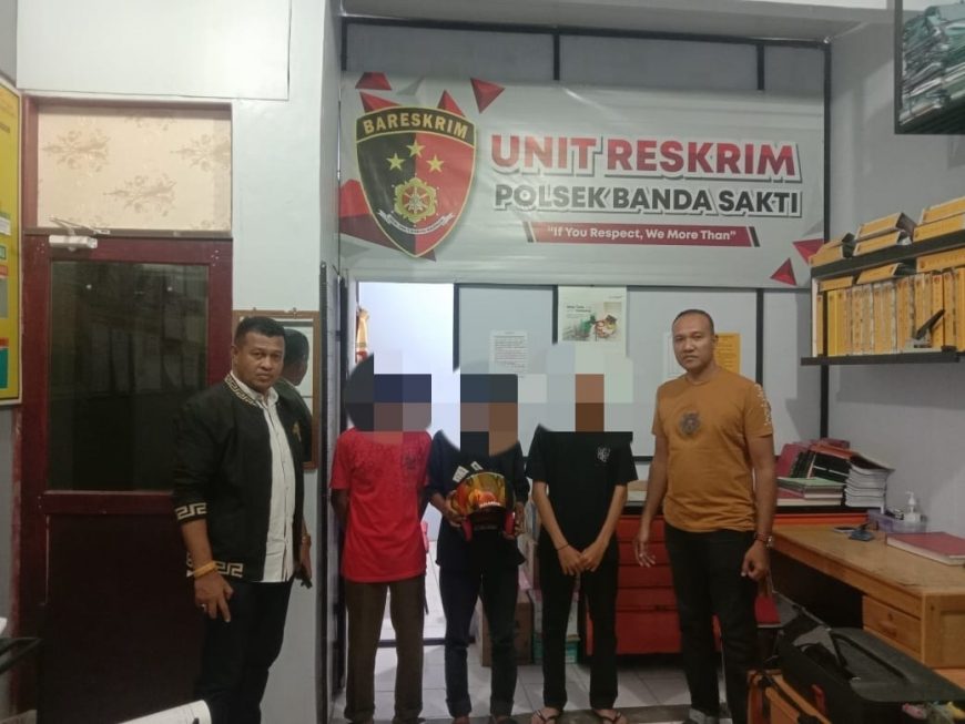 Polres Lhokseumawe Amankan Pelaku Pencurian Helm Viral di Medsos, Warga Apresiasi Gerak Cepat Kepolisian