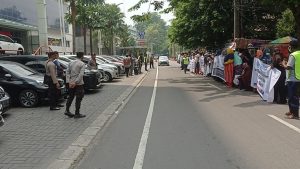 Polrestabes Medan Gelar Pengamanan Unjuk Rasa Pengungsi Asal Somalia