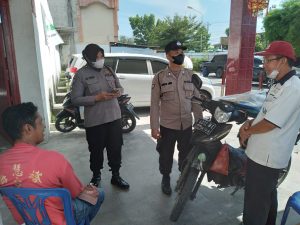 Sat Binmas Polrestabes Medan Imbau Warga Dan Pelaku UMKM Agar Patuhi Prokes Covid-19