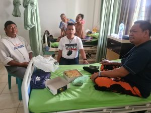 Ketua Pewarta Jenguk Dan Doakan Ketua PAC PP Medan Area di RS Muhammadiyah