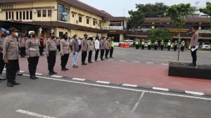 Kabag Ops Polrestabes Medan Sampaikan Arahan Persiapan PAM Unras